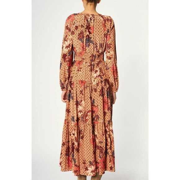 ulla johnson linnea silk dress garden rose US8 - Picture 4 of 12